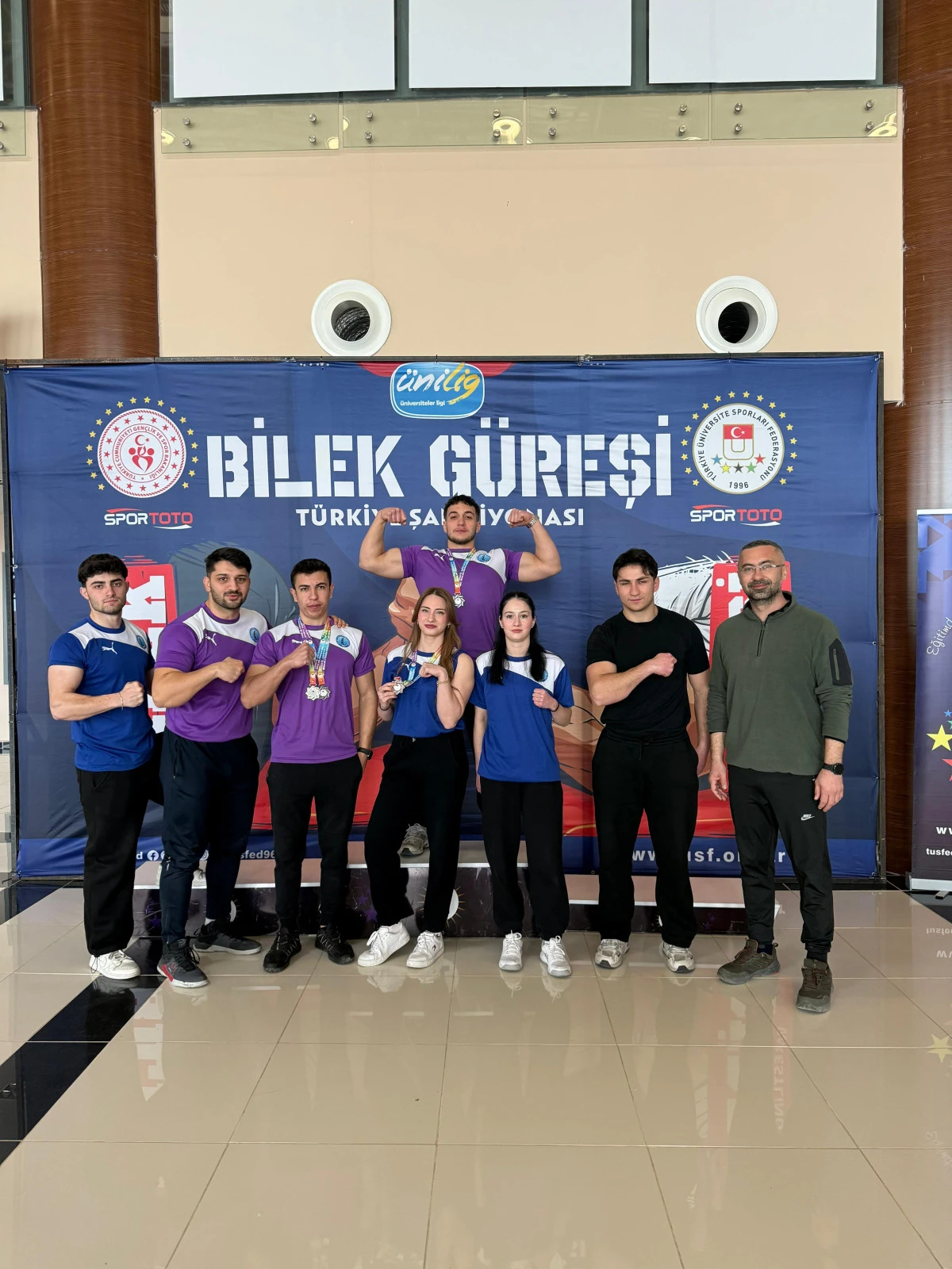 AFYON KOCATEPE &Uuml;NİVERSİTESİ BİLEK G&Uuml;REŞİ TAKIMINDAN 4 MADALYA