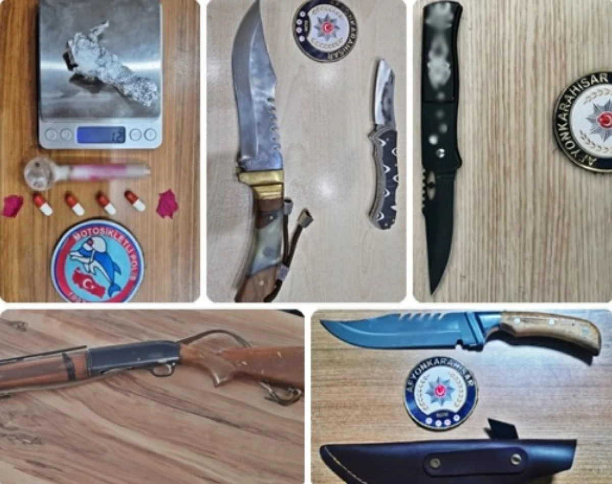 AFYONKARAHİSAR&rsquo;DA ARANAN ŞAHISLARA Y&Ouml;NELİK GENİŞ KAPSAMLI YAKALAMA OPERASYONU