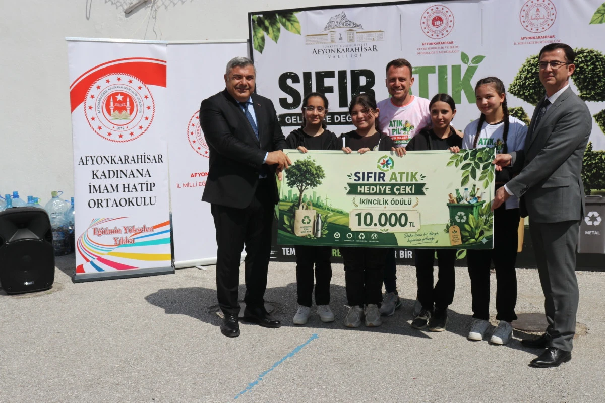 ATIK PİL TOPLAMA KAMPANYASI &Ouml;D&Uuml;L T&Ouml;RENİ GER&Ccedil;EKLEŞTİRİLDİ