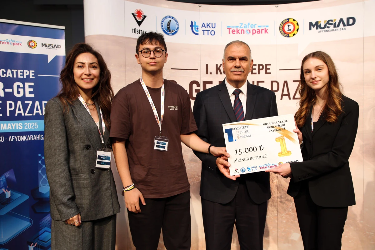 I. Kocatepe AR-GE Proje Pazarı Ödül Töreni Düzenlendi