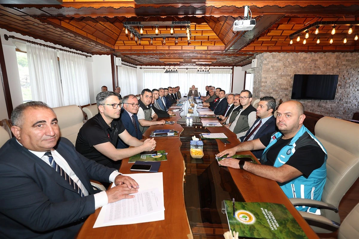 Orman Yangınları ile Mücadele İl Koordinasyon Toplantısı Vali Yiğitbaşı Başkanlığında Yapıldı