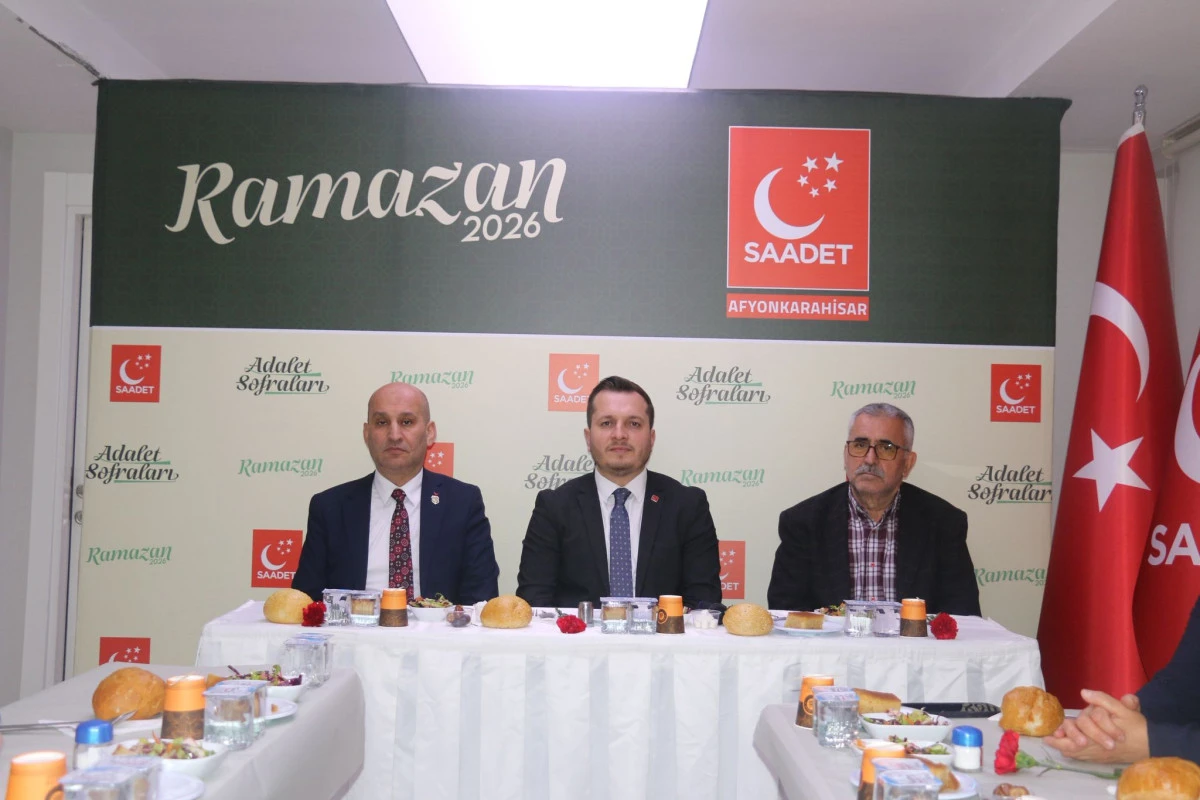 SAADET PARTİSİ'NDEN ŞEHİT AİLELERİ VE GAZİLERE ANLAMLI İFTAR