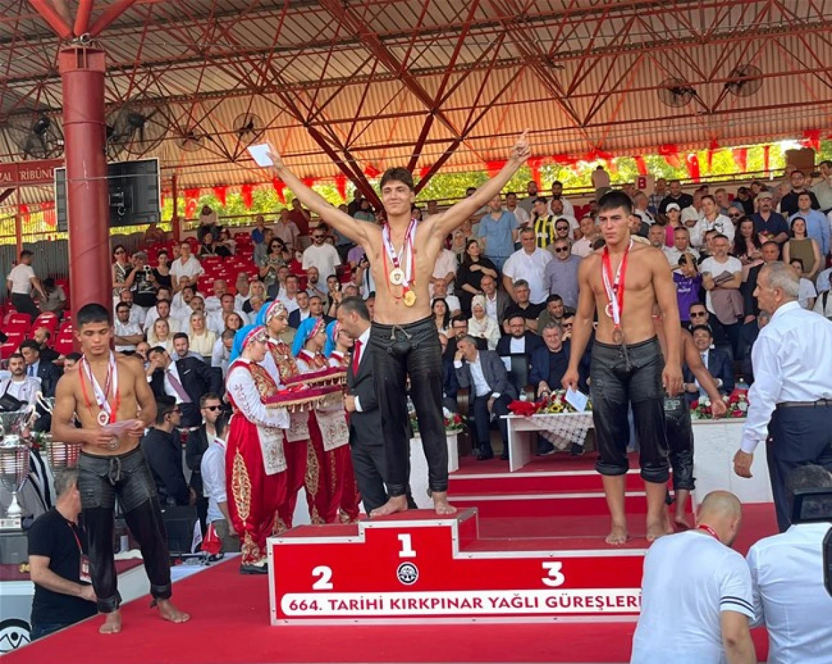 Tarihi Kırkpınar Yağlı Güreşleri’nde TOHM Sporcusu Selahattin Can Türkiye Şampiyonu Oldu