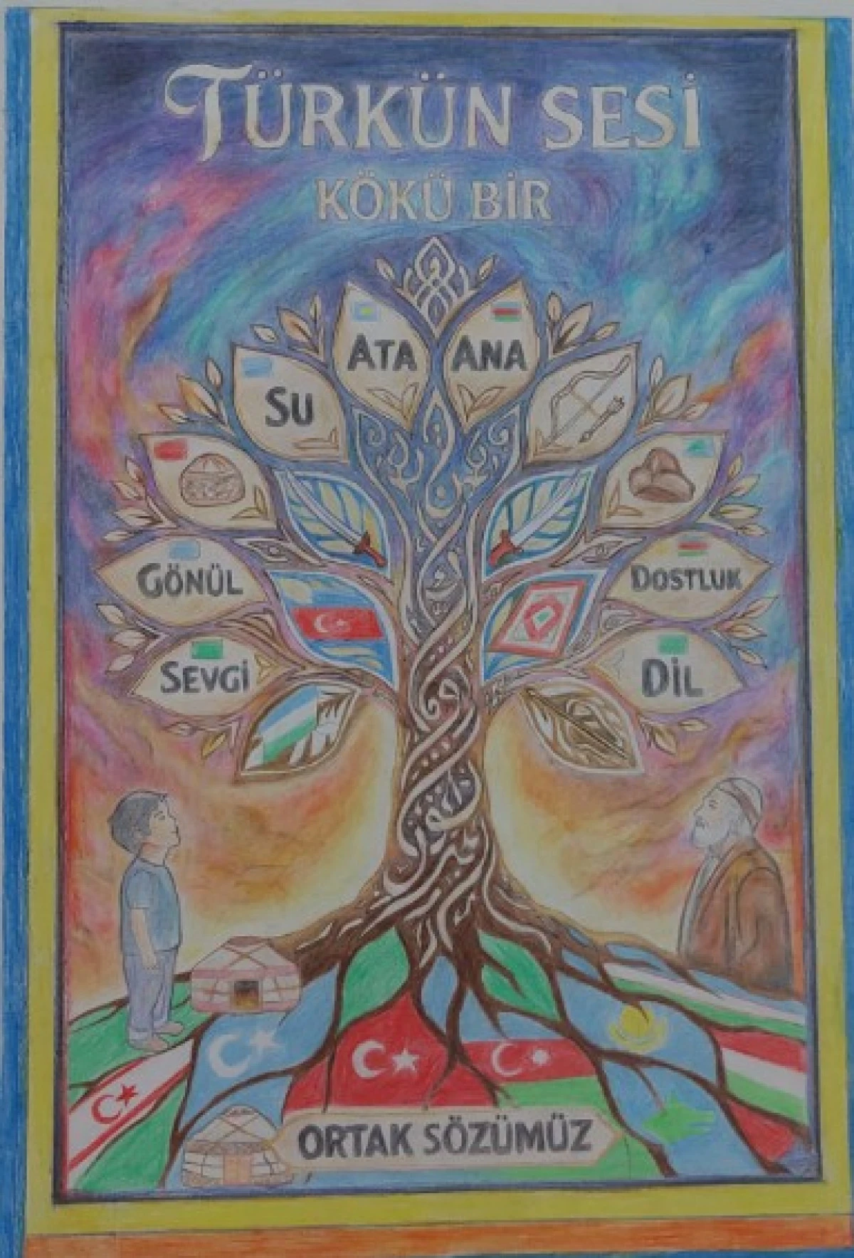 T&Uuml;RK D&Uuml;NYASININ ORTAK S&Ouml;ZC&Uuml;KLERİ AFİŞLERDE HAYAT BULDU