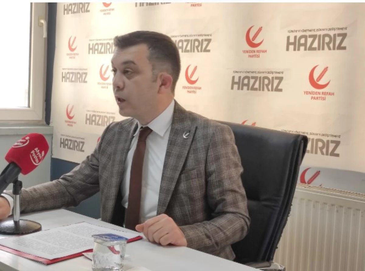Yeniden Refah Partisi İl Başkanlığı’nda Gündem Ekonomi ve Sosyal Adalet